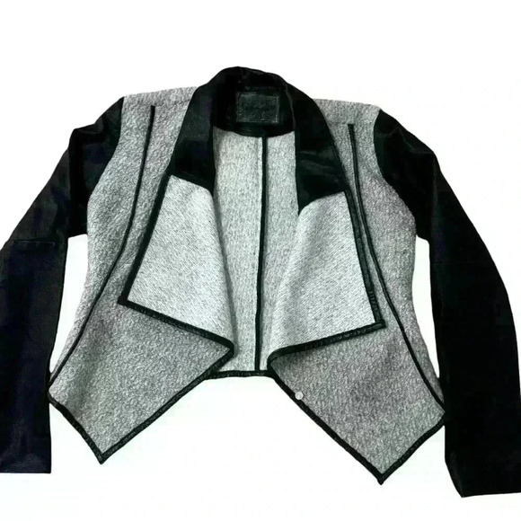 Blank NYC cropped vegan leather jacket - Picture 1 of 4